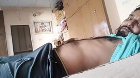 Indian Desi hairy man enjoy live show with friends