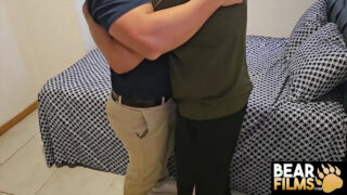 Bären, mollige Kerle werden anal gefickt, großer Schwanz