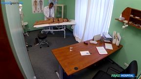 Cute Young Blonde Still Dizzy After Doctor Cums In Her