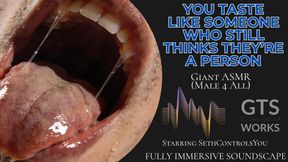You Taste Like Someone Who Still Thinks You’re a Person (Male Giant)