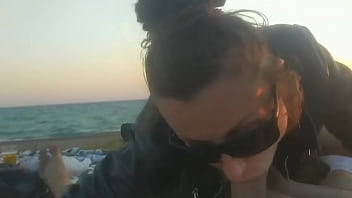 Sexy Stepsister Pisses On The Beach And Rough Fucked After Blowjob