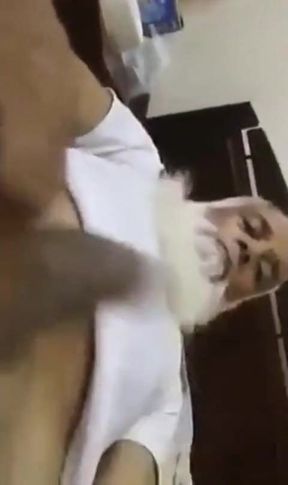 Mature Arab Daddy Plays with His Dick on Webcam