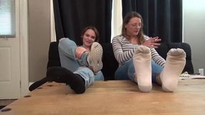 Sarah And Cinnamon Sweaty Soles!