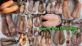 Cum on Soles Compilation Version 7! 35 cumshots!!