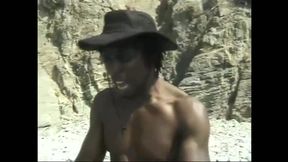 Vintage Black on Black Outdoor Fuck for a Big Black Cock and a Black Slut