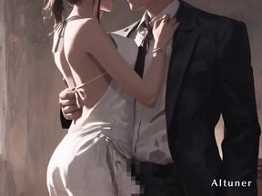 Facing the Window, Small Waist in His Hands-she Sits the Light and Finishes Where It Turns Golden.