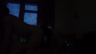 Our rough threesome was illuminated by garlands - IkaSmokS