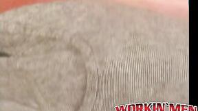 ”Juicy meat of thick tattooed hunk gets pulls on in his own room”