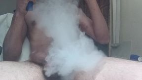 Boring night smoking and jerking