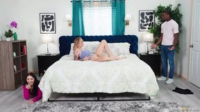 Bi Girls Share A Big Cock Ivy Lebelle &mdash;  Kendra Sunderland Brazzers