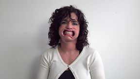 gag reflex fetish - covid uvula swab