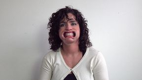 gag reflex fetish - covid uvula swab