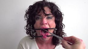 gag reflex fetish - covid uvula swab