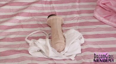 Horny Blonde Doubles Her Pleasure With Two Toys