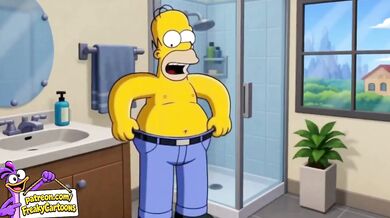 Marge And Homer Wild Steam Gush First Time Simpsons Adult Cartoon