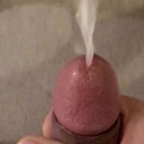 Huge Cumshot on Mirror