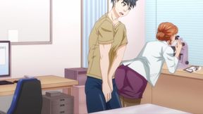 Horny Slut Doctor Gets Fucked By Patient On The Consulting Table ( Anime )