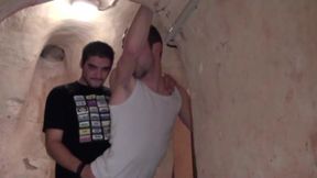 Straight fucked a gay in a discreet basement in Paris