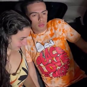 Having Sex Inside the Uber Car