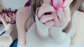 Sissy Gives Oral jobs and Guzzles trio Jizm Explosions【femboy crossdresser 女装 男の娘】