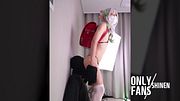 Cute Asian Amateur Femboy Nahida Cosplayer from Genshin Impact does Soft BDSM Femdom, Foot worship and Ass worship