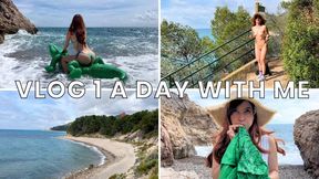vlog 1 Lissa Brown goes to a nudist beach to film a custom