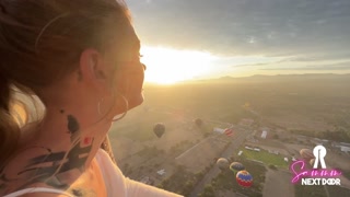 Sammmnextdoor Date Night #05 - Passionate sunrise sex (she swallows) over pyramids in an air balloon