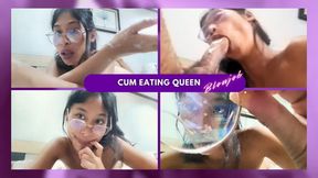 Lucy Dar's Sloppy Deep Throat Domination: Gorgeous Asian Girl Gags On BBC Before Swallowing Massive Load