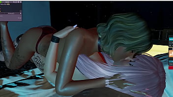 Lover in bed 3dxchat