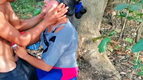 Outdoor Sex!!! Brother-in-law Takes Me on a Walk That Ends in Fucking