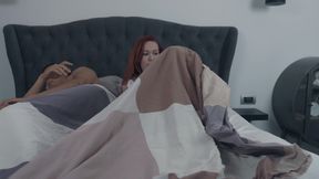 I Couldn't Oppose Stepmom's Seduction in Stormy Bed Share - Creampie Chaos!