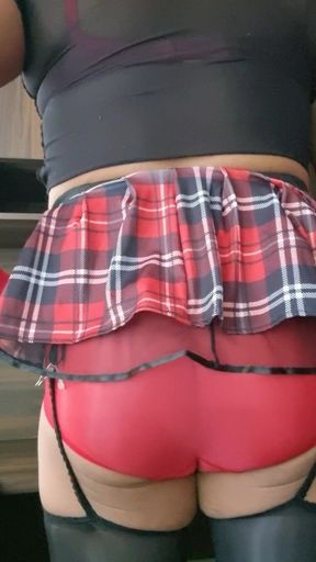 Self Pleasure in My New Redy Seethrough Panties and Lingerie