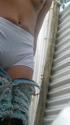 MANY BEAUTIES OBSERVED IN PUBLIC BOOTH   Clip 2