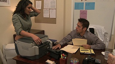 Busty Latina Charley Chase Takes Dick-Tation In The Union Office - 4K Ultra HD