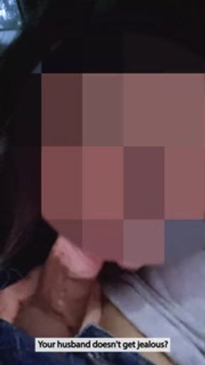 Giving blowjob to yet another app driver.