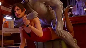 Ada Wongs Seductive 3D Tryst in SFM – A Tempting RE2 Desire Fulfilled