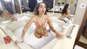 Burping in the Hot Tub with Peko Lux - WMV (SD)