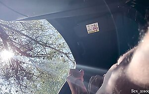 Public Dick Flash! A Naive Teen Caught Me Jerking Off in the Car on a Hiking Trail and Helped Me Out