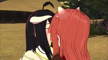 Onorkwood - Albedo & Raphtalia's Sensual Isekai Escapade - 3D Yuri Hentai