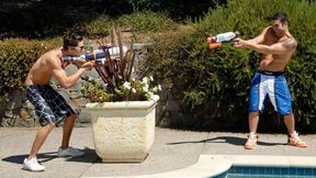 Johnny Torque Pounds Samuel O'Toole On Set - Hard Fun!