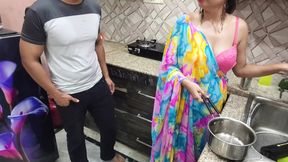 Indian Desi Bhabhi Fucked Hard by Her Devar First Time in kitchen