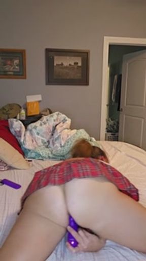 Some special fun time while hubby is away.