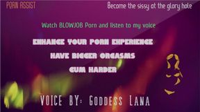 Become the Sissy at the Glory Hole Through Audio BJ Instructions