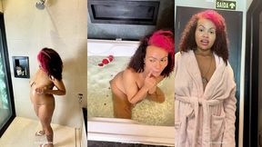 sexy ogre shrek parody farting bathtub, burping and farting on your face