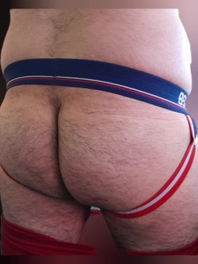 Nice Cum Using Red Jockstrap