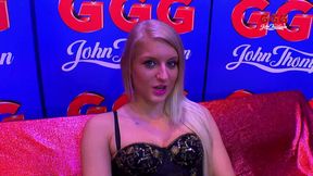 Blonde Bombshell Anna Wants to Swallow in Casting Couch Fuck