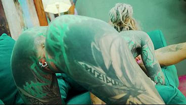 Alt Girl and Trans Lesbian Session with Fantasy Toy