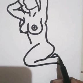 Stepmom big tits ass and big tits boob drawing