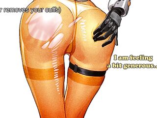 Anime JOI-Tracer Teachers U A Lesson (Femdom, Breathplay, Assplay, Facesitting, Overwatch, Sissy)