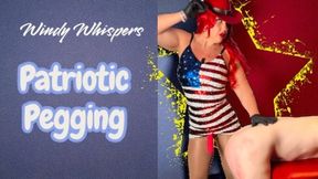 Patriotic Pegging Prostate Milking